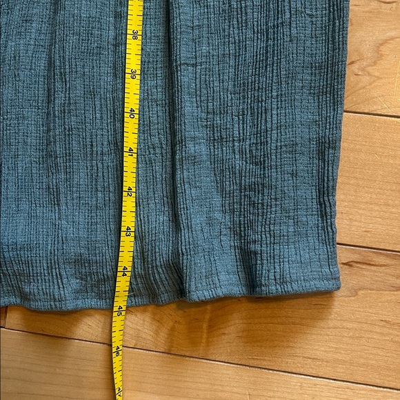 Sweet Wanderer Teal Tiered Midi Dress with Tie Neck - Picture 13 of 16